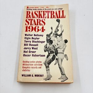 Basketball Stars of 1964‎ by William Mokray 1963 Paperback--Wilt Chamberlain VG